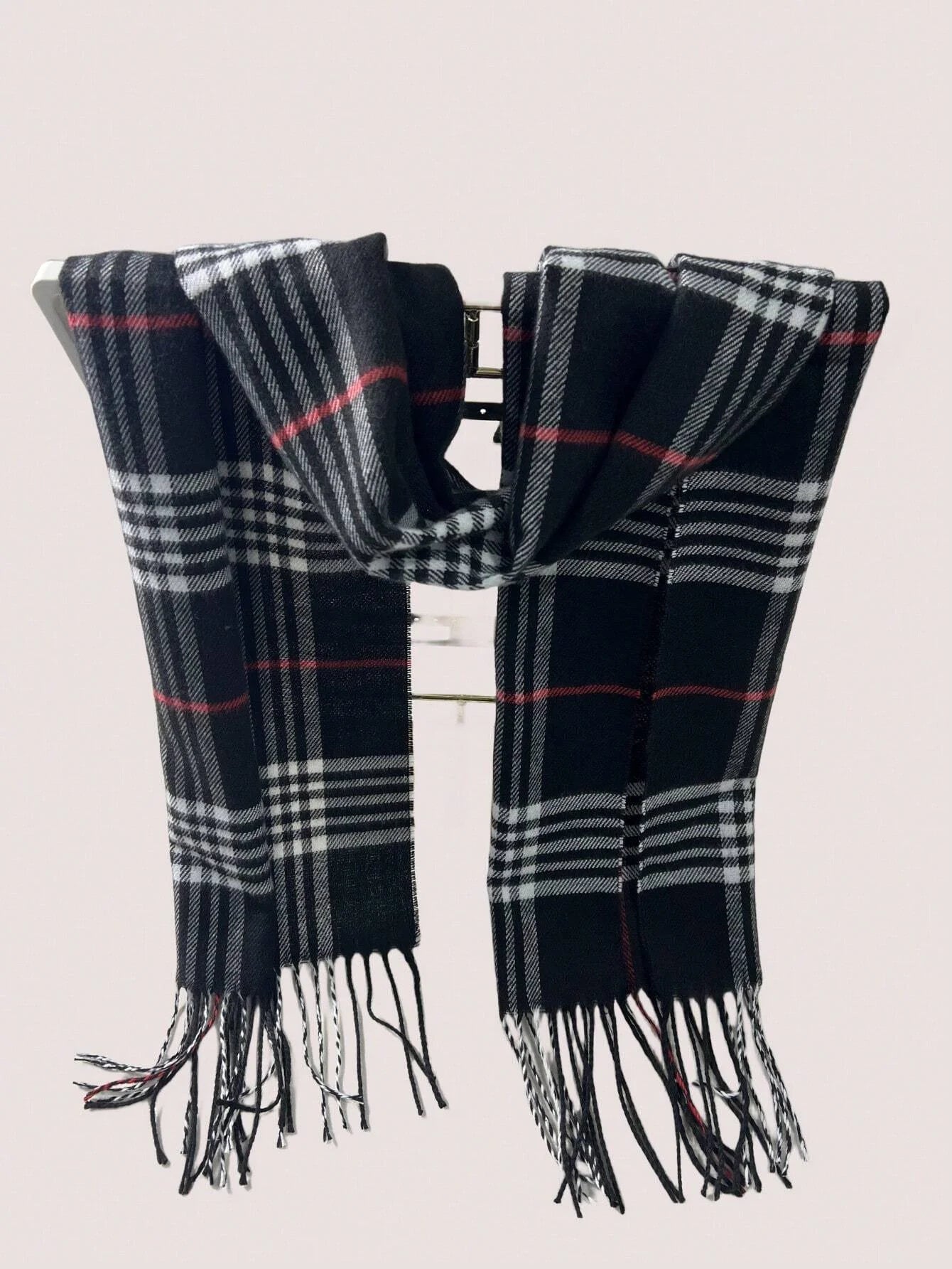 Luxury Brand Cashmere Warm Scarf for Design Winter Men Shawl Wrap Pashmina 2024 Plaid Female Bufanda Echarpe Foulard