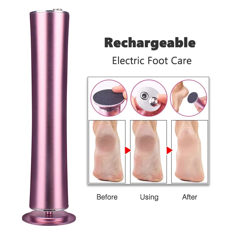 Wireless electrical device to remove dead skin from the body