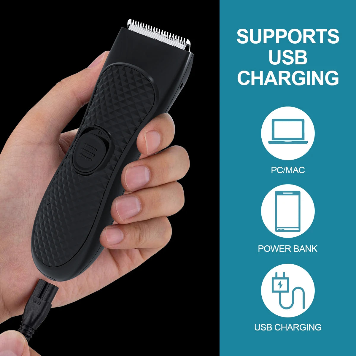 Mens Body Hair Trimmer Cut Shaving Machine