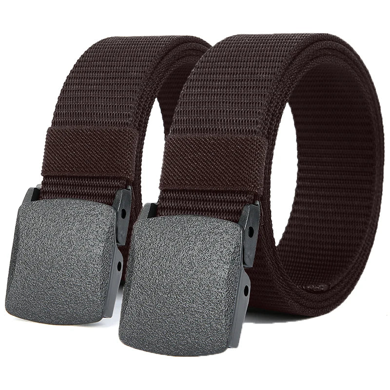 Military Automatic Buckle Nylon Belt Outdoor Hunting Multifunctional Tactical Canvas Belt High Quality Men Belt