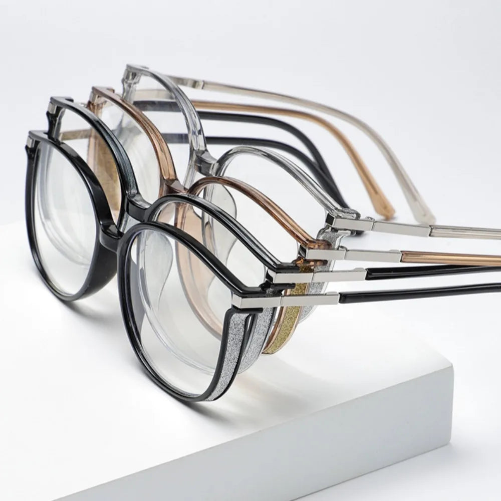 Luxury Far Sight Reading Glasses for Women Blue Light Blocking Computer