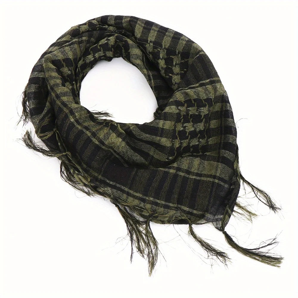 Military Tactical Desert Hijab Scarf Muslim Headscarf Islam Arab Keffiyeh Head Neck Scarves Wrap for Men and Women