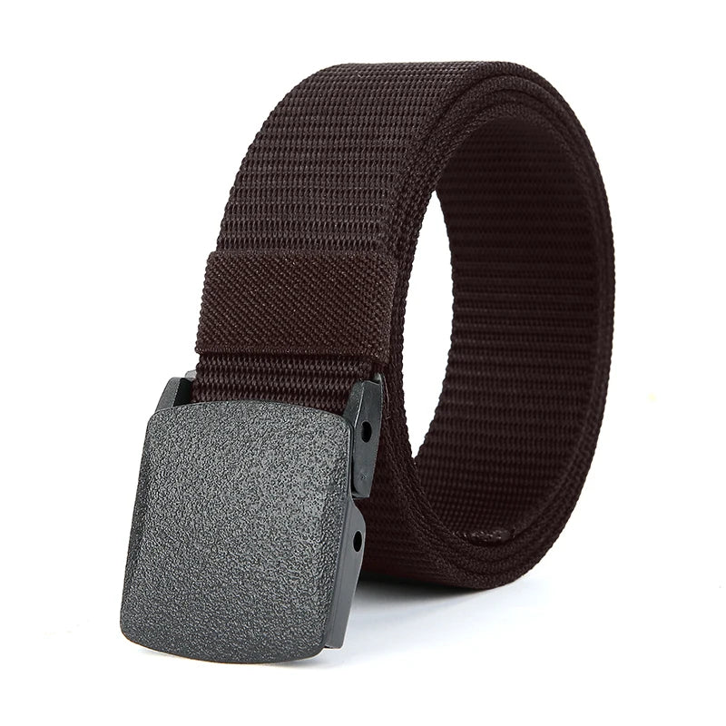 Military Automatic Buckle Nylon Belt Outdoor Hunting Multifunctional Tactical Canvas Belt High Quality Men Belt
