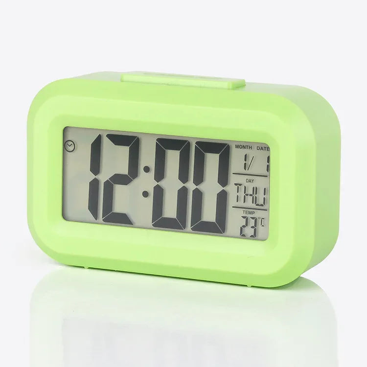Multi-function backlit digital electronic alarm clock