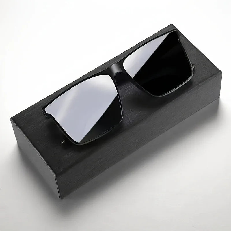 Simple Black Square Fashion Glasses,for Men Women,