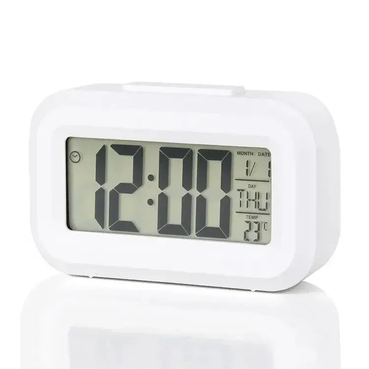 Multi-function backlit digital electronic alarm clock