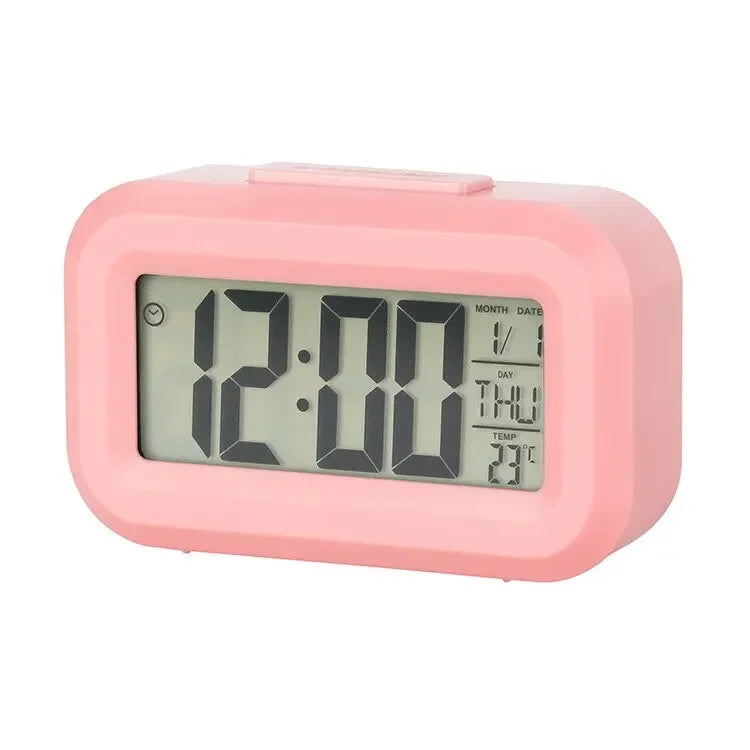 Multi-function backlit digital electronic alarm clock