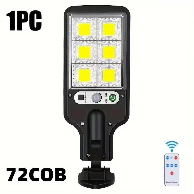 Solar Lights Outdoor With 3 Mode Waterproof Motion Sensor Security Lighting Wall COB Street Lamp for Garden Patio Garage Light