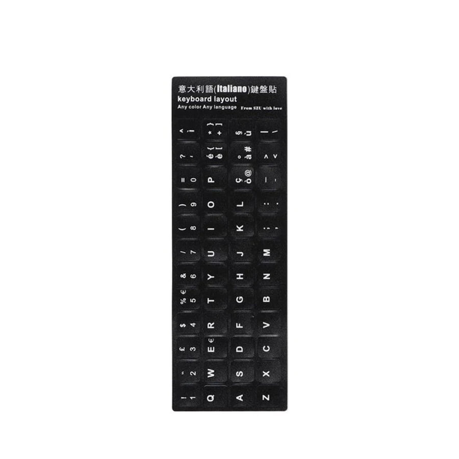 Wear-resistant Keyboard Stickers Spanish/Italian/Korean Letter Replacement For Laptop PC