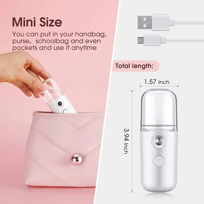 Nano spray to moisturize face