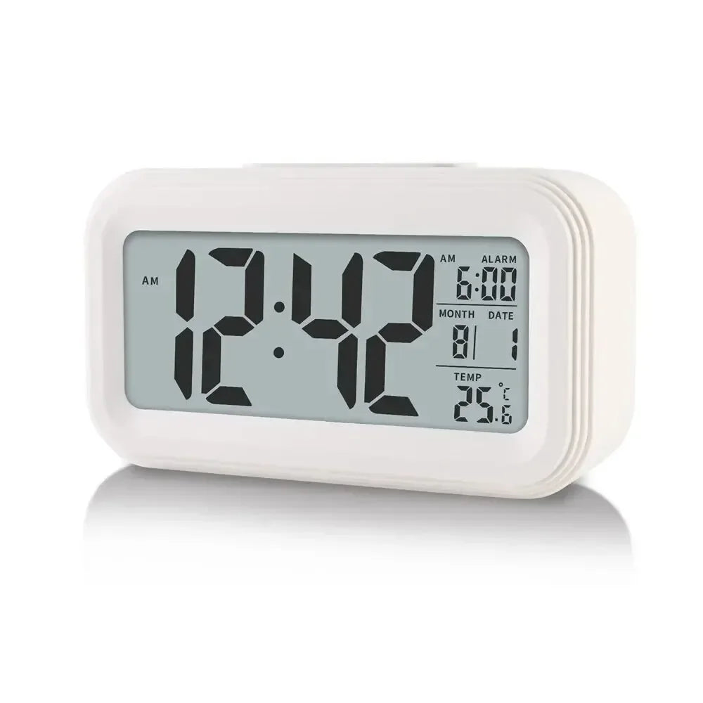 Multi-function backlit digital electronic alarm clock