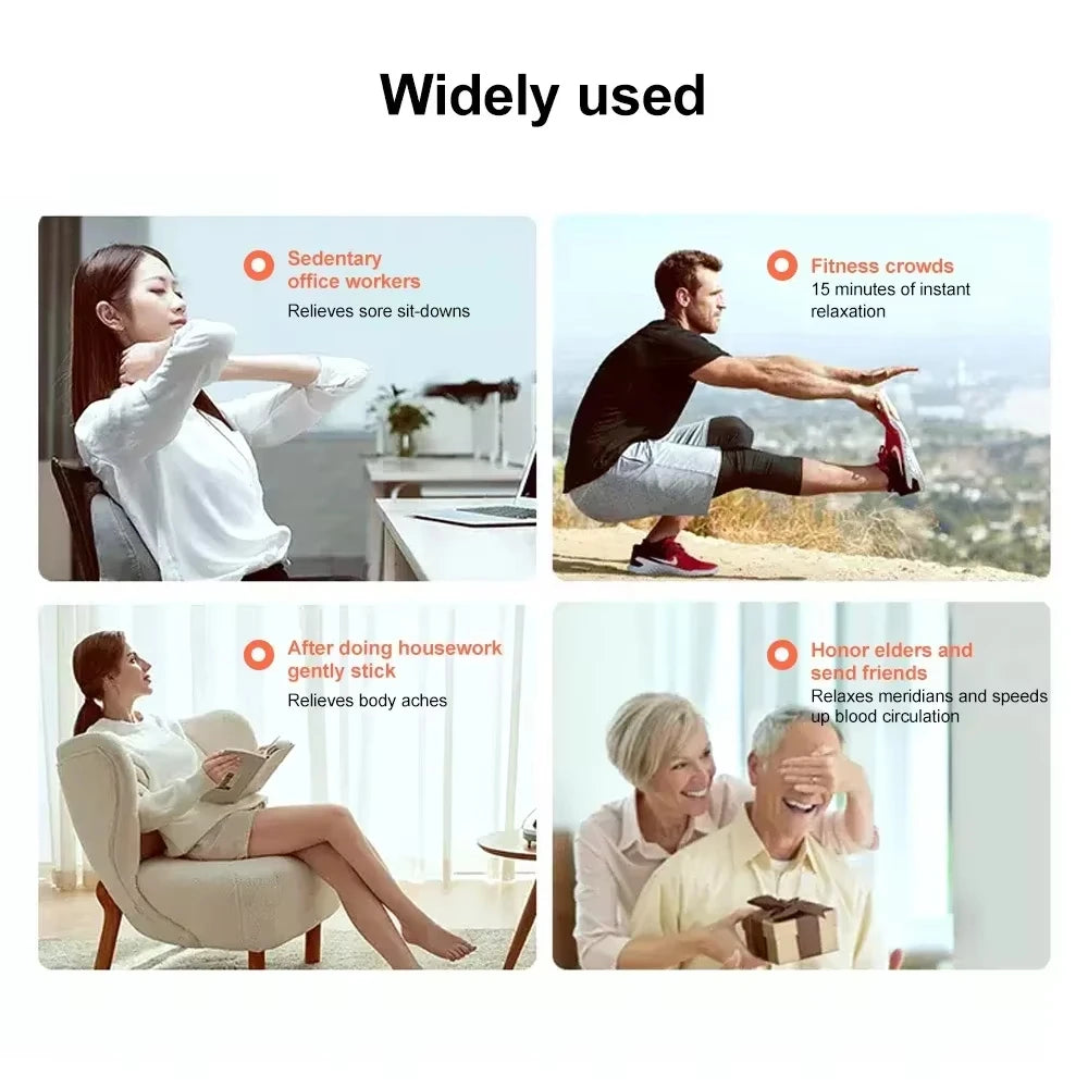 Neck Massager Mini Cervical Back Muscle Pain Relief Patch Massageador Stimulator