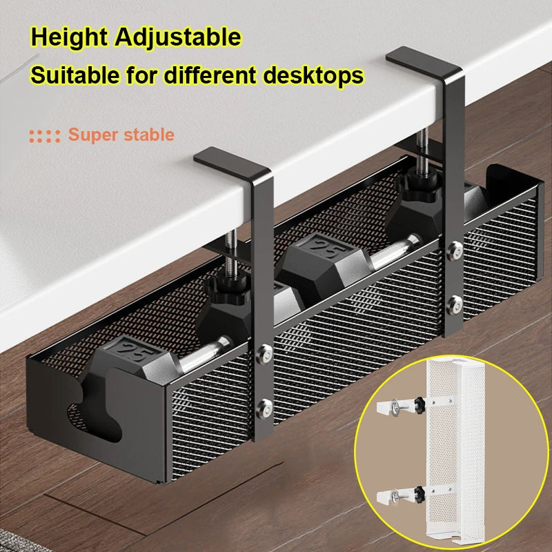 Undertable Storage Rack Metal Cable