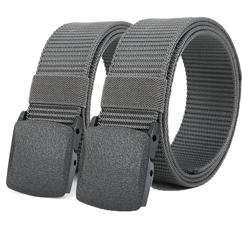 Military Automatic Buckle Nylon Belt Outdoor Hunting Multifunctional Tactical Canvas Belt High Quality Men Belt