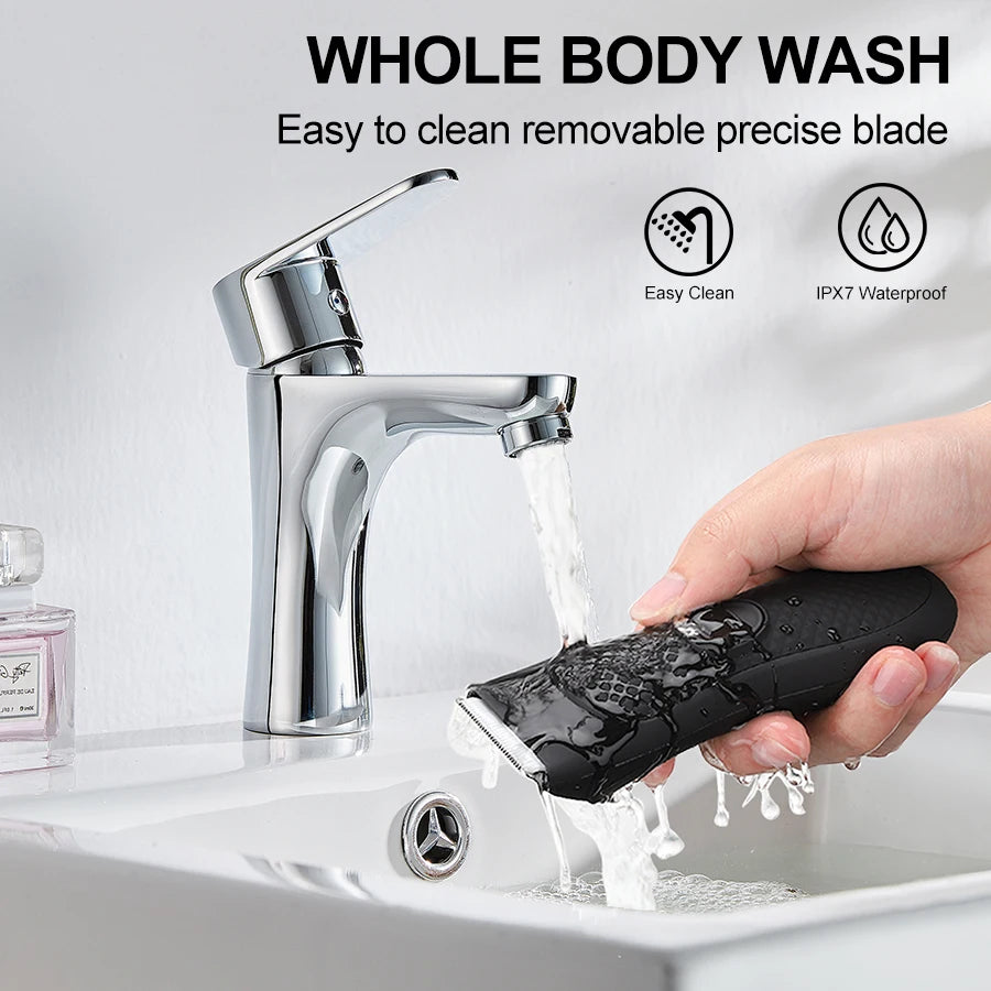Mens Body Hair Trimmer Cut Shaving Machine