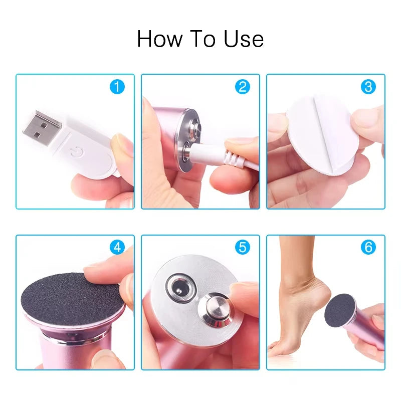 Wireless electrical device to remove dead skin from the body