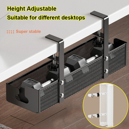 Undertable Storage Rack Metal Cable