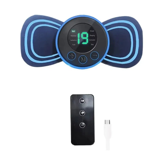 Neck Massager Mini Cervical Back Muscle Pain Relief Patch Massageador Stimulator
