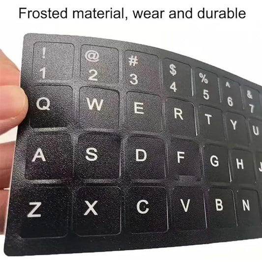 Wear-resistant Keyboard Stickers Spanish/Italian/Korean Letter Replacement For Laptop PC